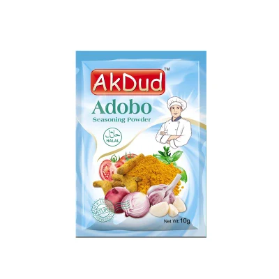 Akdud 할랄 양파 야채 Adobo 향신료 분말 10g/가방